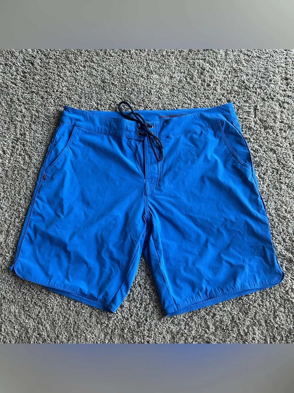 Rhone Board Shorts Mens 36(38x9) Blue Athletic QuickDry Stretch Active Swim Wear